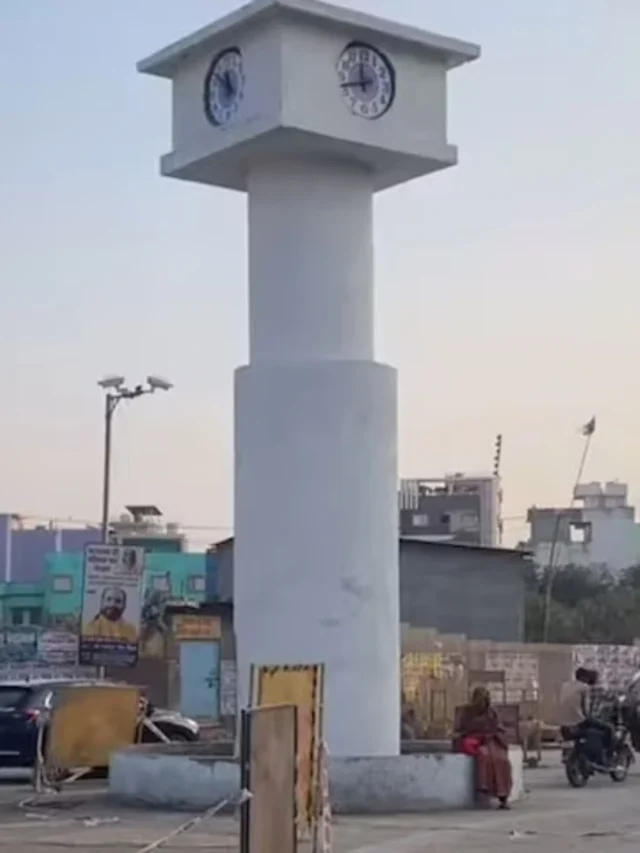 ക്ലോക്ക് ടവറിന് ചിലവ് 40 ലക്ഷം; ഉദ്ഘാടനത്തിന് പിന്നാലെ ക്ലോക്കും കേടായി; ബീഹാറില്‍ വിവാദം